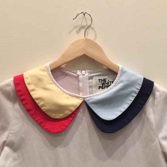 ASOS/ The White Pepper White Collared Dress - Picture 4 of 9